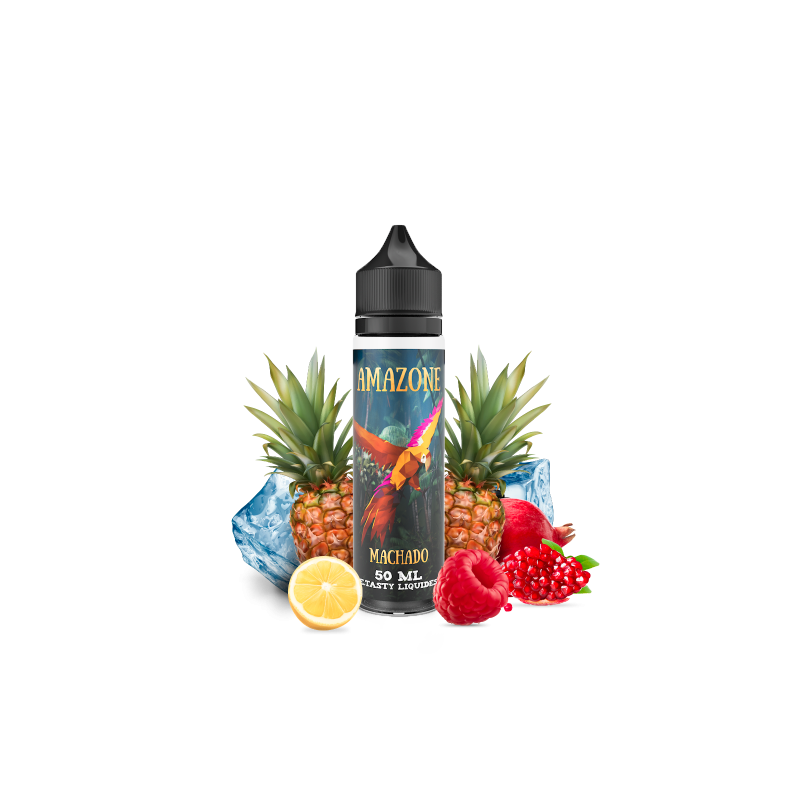 E LIQUIDE AMAZONE MACHADO 50ML - E.TASTY--alavape.com