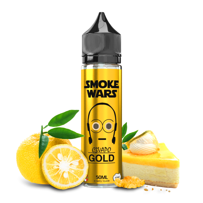 E LIQUIDE SMOKE WARS C3VAPO GOLD 50ML - E.TASTY--alavape.com