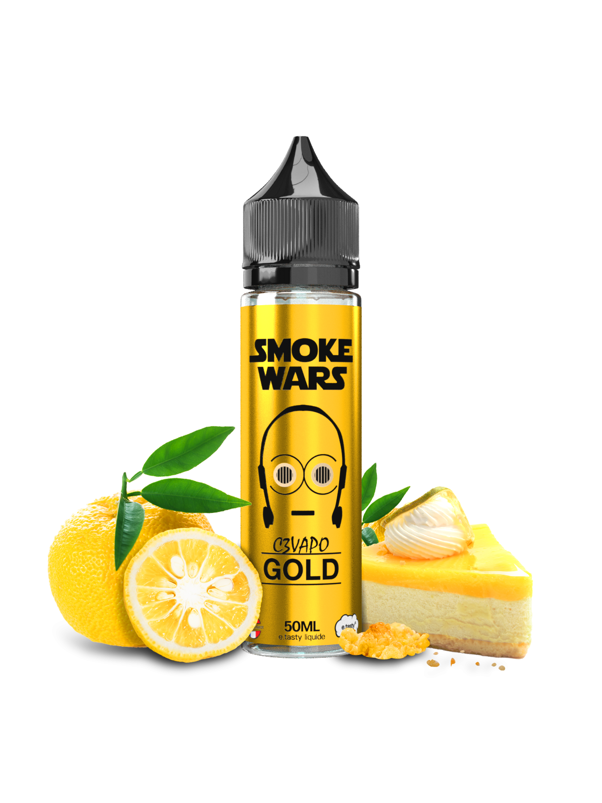 E LIQUIDE SMOKE WARS C3VAPO GOLD 50ML - E.TASTY--alavape.com