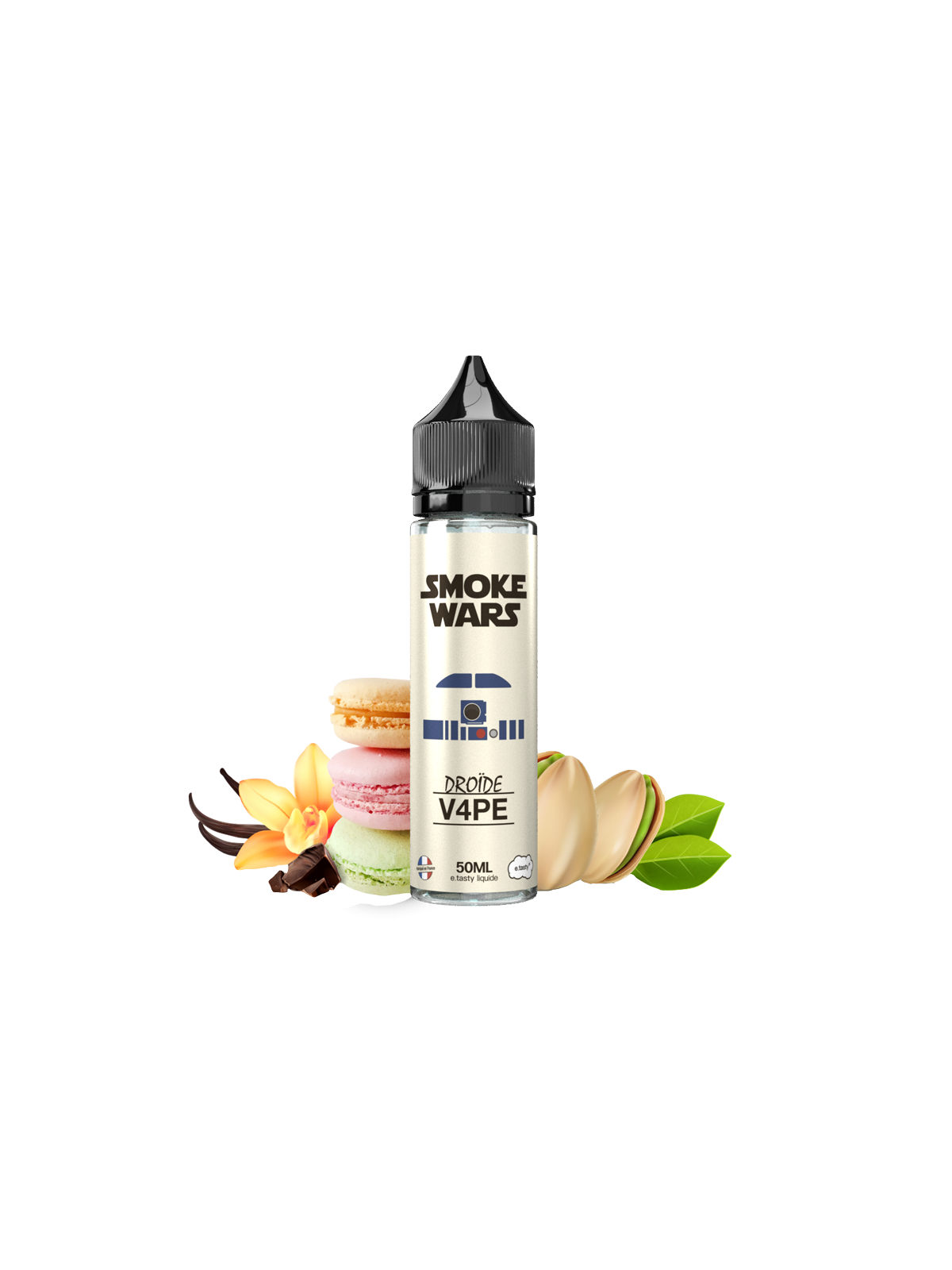 E LIQUIDE SMOKE WARS DROÏDE 50ML - E.TASTY--alavape.com