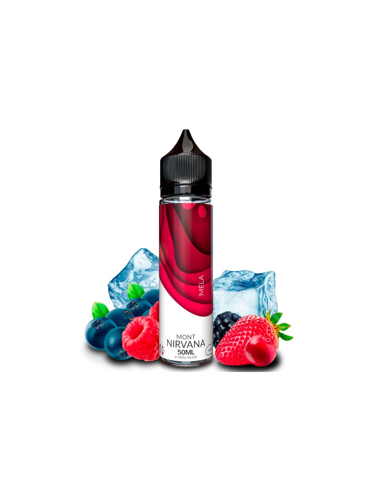 E LIQUIDE MONT NIRVANA MELA 50ML - E.TASTY--alavape.com