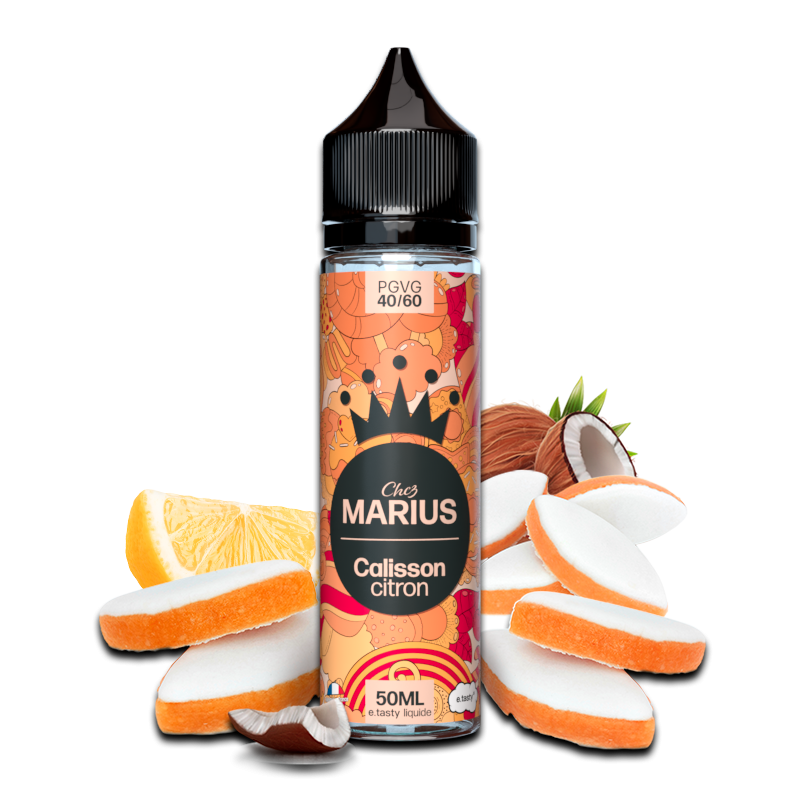 E LIQUIDE CHEZ MARIUS CALISSON CITRON 50ML - E.TATSY--alavape.com