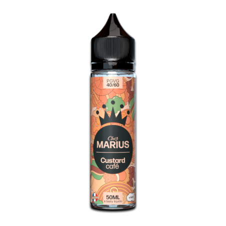 E LIQUIDE CHEZ MARIUS CUSTARD CAFÉ 50ML - E.TATSY--alavape.com