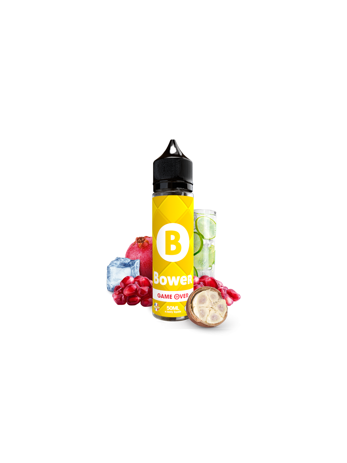 E LIQUIDE GAME OVER BOWER 50ML - E.TASTY--alavape.com