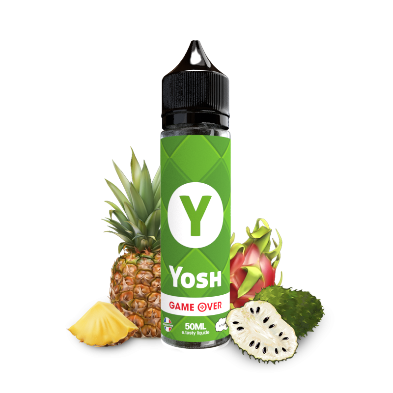 E LIQUIDE GAME OVER YOSH 50ML - E.TASTY--alavape.com