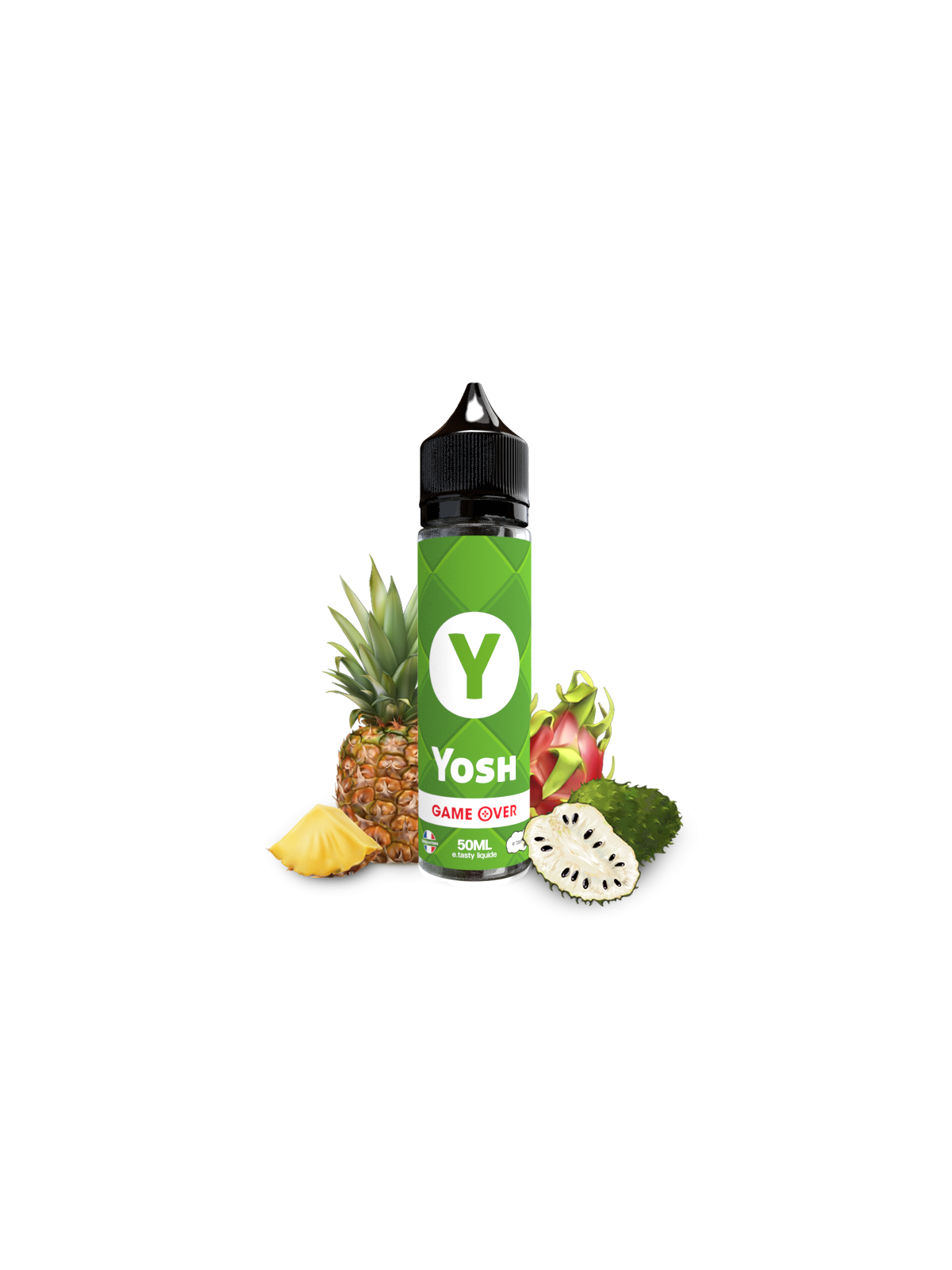 E LIQUIDE GAME OVER YOSH 50ML - E.TASTY--alavape.com