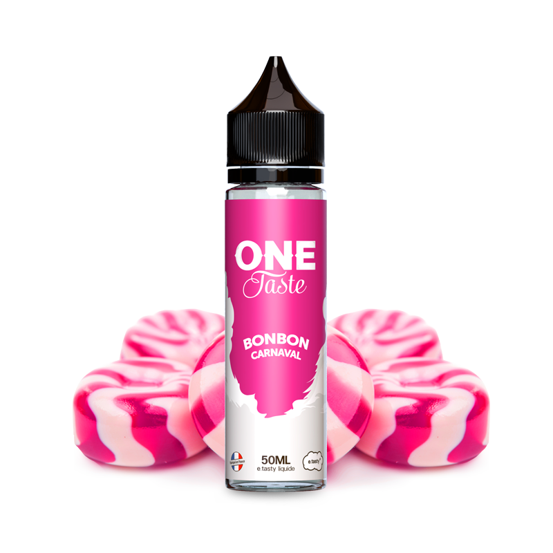 E LIQUIDE ONE TASTE BONBON CARNAVAL 50ML - E.TASTY--alavape.com