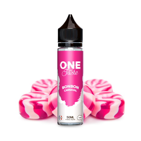 E LIQUIDE ONE TASTE BONBON CARNAVAL 50ML - E.TASTY--alavape.com