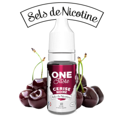 E LIQUIDE ONE TASTE CERISE NOIRE SEL DE NICOTINE 10ML - E.TASTY--alavape.com