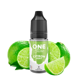 E LIQUIDE ONE TASTE CITRON VERT 10ML - E.TASTY--alavape.com
