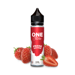 E LIQUIDE ONE TASTE FRAISE SAUVAGE 50ML - E.TASTY--alavape.com