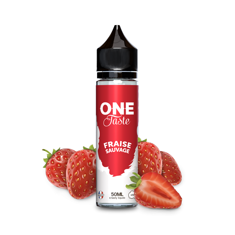 E LIQUIDE ONE TASTE FRAISE SAUVAGE 50ML - E.TASTY--alavape.com