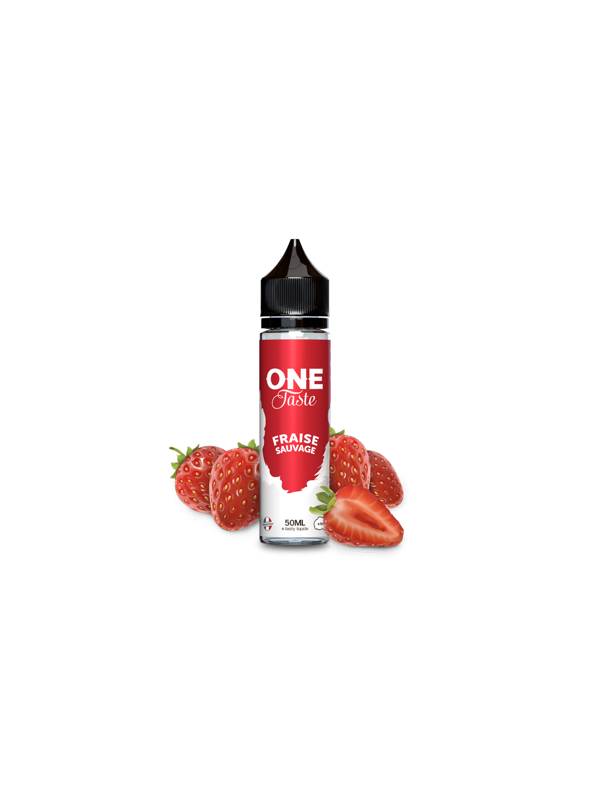 E LIQUIDE ONE TASTE FRAISE SAUVAGE 50ML - E.TASTY--alavape.com