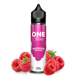 E LIQUIDE ONE TASTE FRAMBOISE SAUVAGE 50ML - E.TASTY--alavape.com