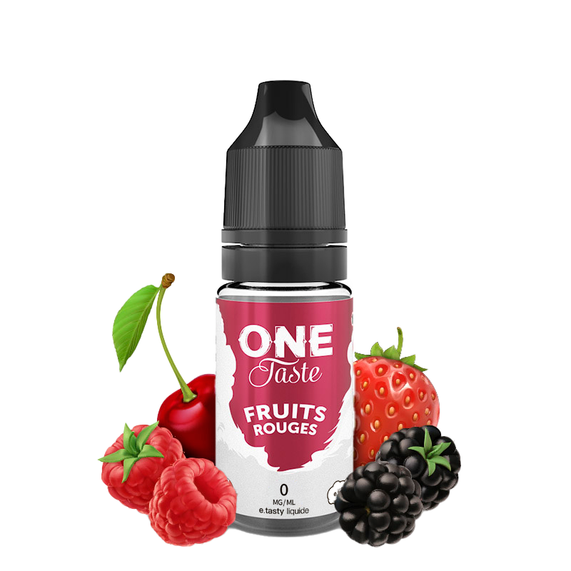 E LIQUIDE ONE TASTE FRUITS ROUGES 10ML - E.TASTY--alavape.com