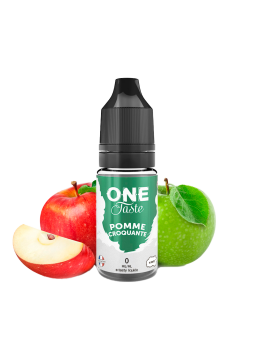 E LIQUIDE ONE TASTE POMME CROQUANTE 10ML - E.TASTY--alavape.com
