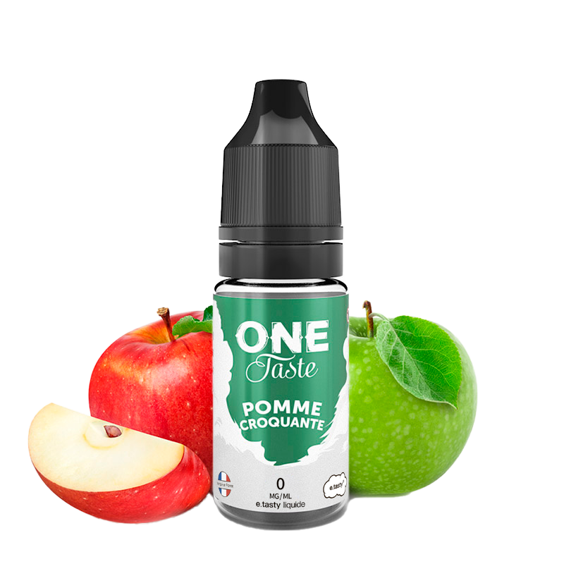 E LIQUIDE ONE TASTE POMME CROQUANTE 10ML - E.TASTY--alavape.com