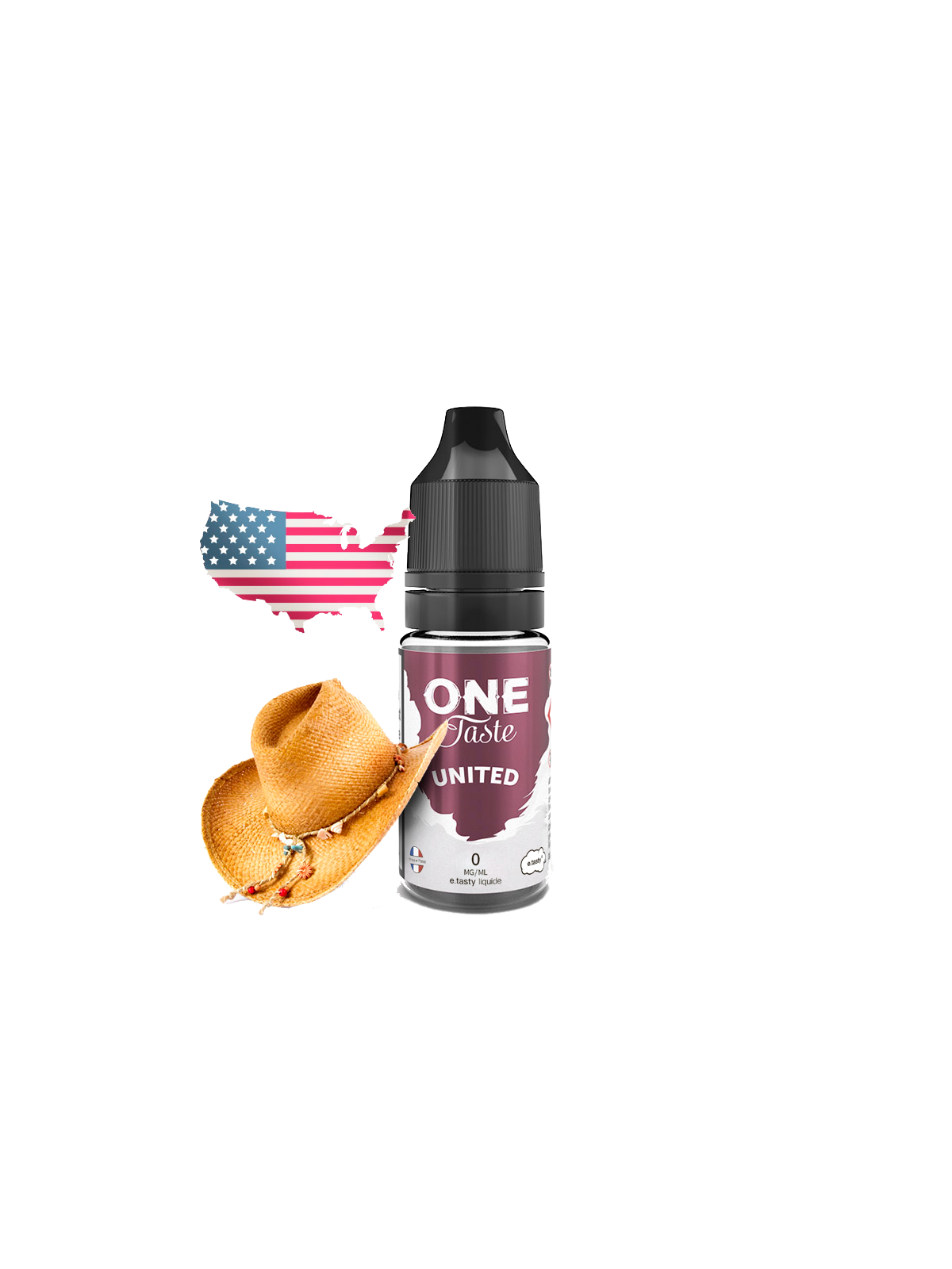 E LIQUIDE ONE TASTE UNITED 10ML - E.TASTY--alavape.com