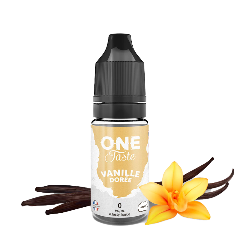 E LIQUIDE ONE TASTE VANILLE DORÉ 10ML - E.TASTY--alavape.com