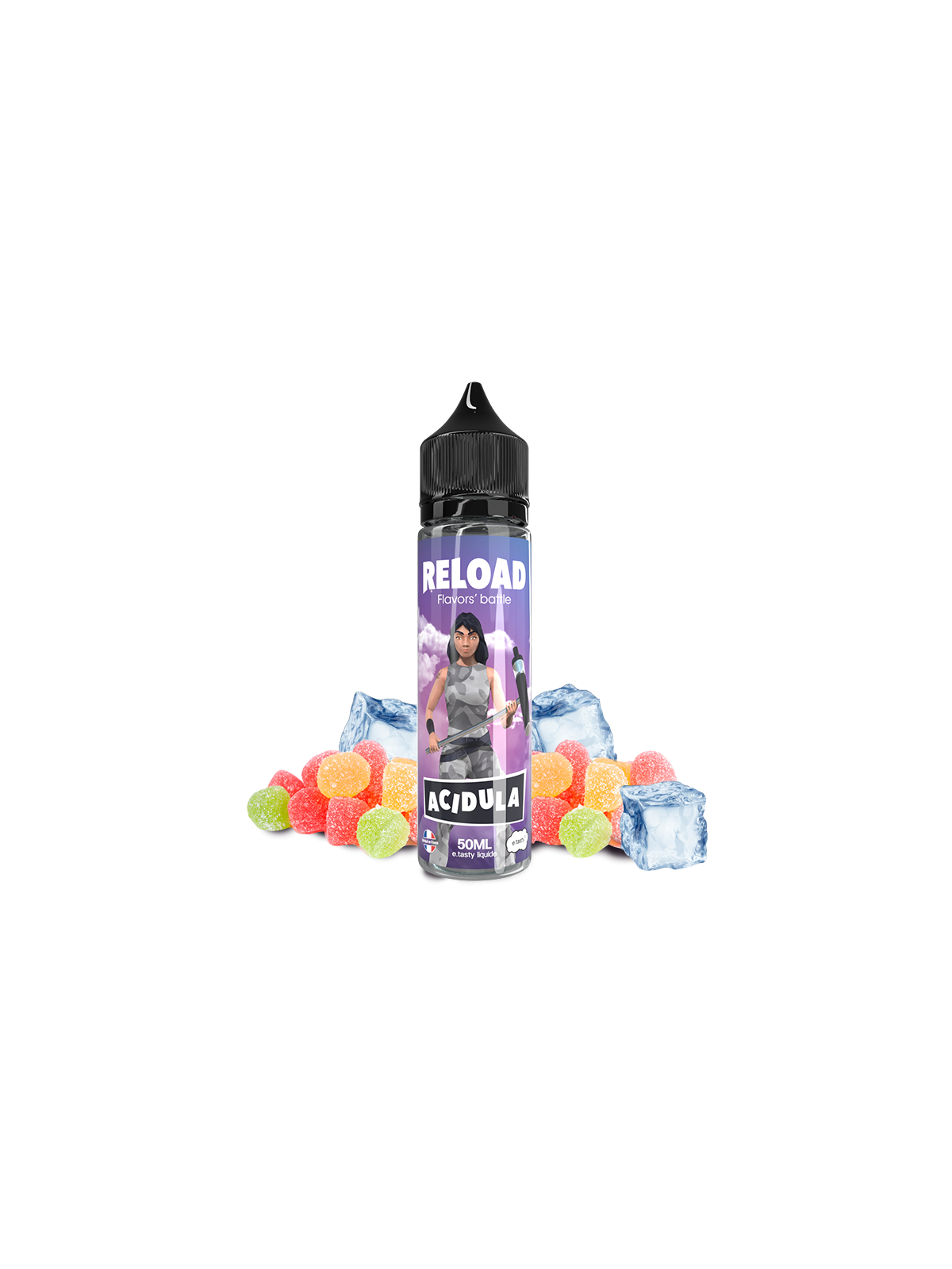 E LIQUIDE RELOAD ACIDULA 50ML - E.TASTY--alavape.com