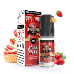 E LIQUIDE GUYS AND BULL LA CRAZY TARTE AUX FRAISES MUKK MUKK 10ML SEL DE NICOTINE- LIPSVAPE--alavape.com