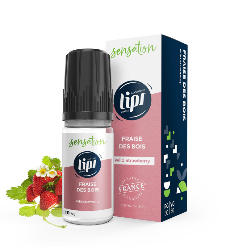 E LIQUIDE LE FRENCH LIQUIDE FRAISE DES BOIS 10ML - LIPSVAPE--alavape.com