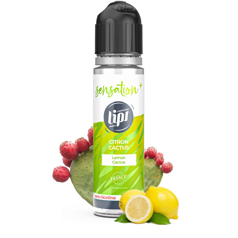 E LIQUIDE LE FRENCH LIQUIDE CACTUS CITRON 50ML - LIPSVAPE--alavape.com