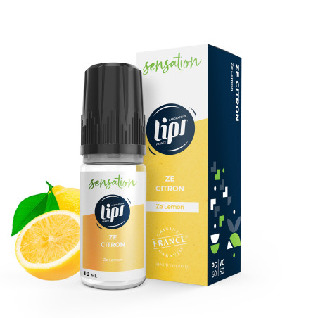 E LIQUIDE LE FRENCH LIQUIDE ZE CITRON 10ML - LIPSVAPE--alavape.com