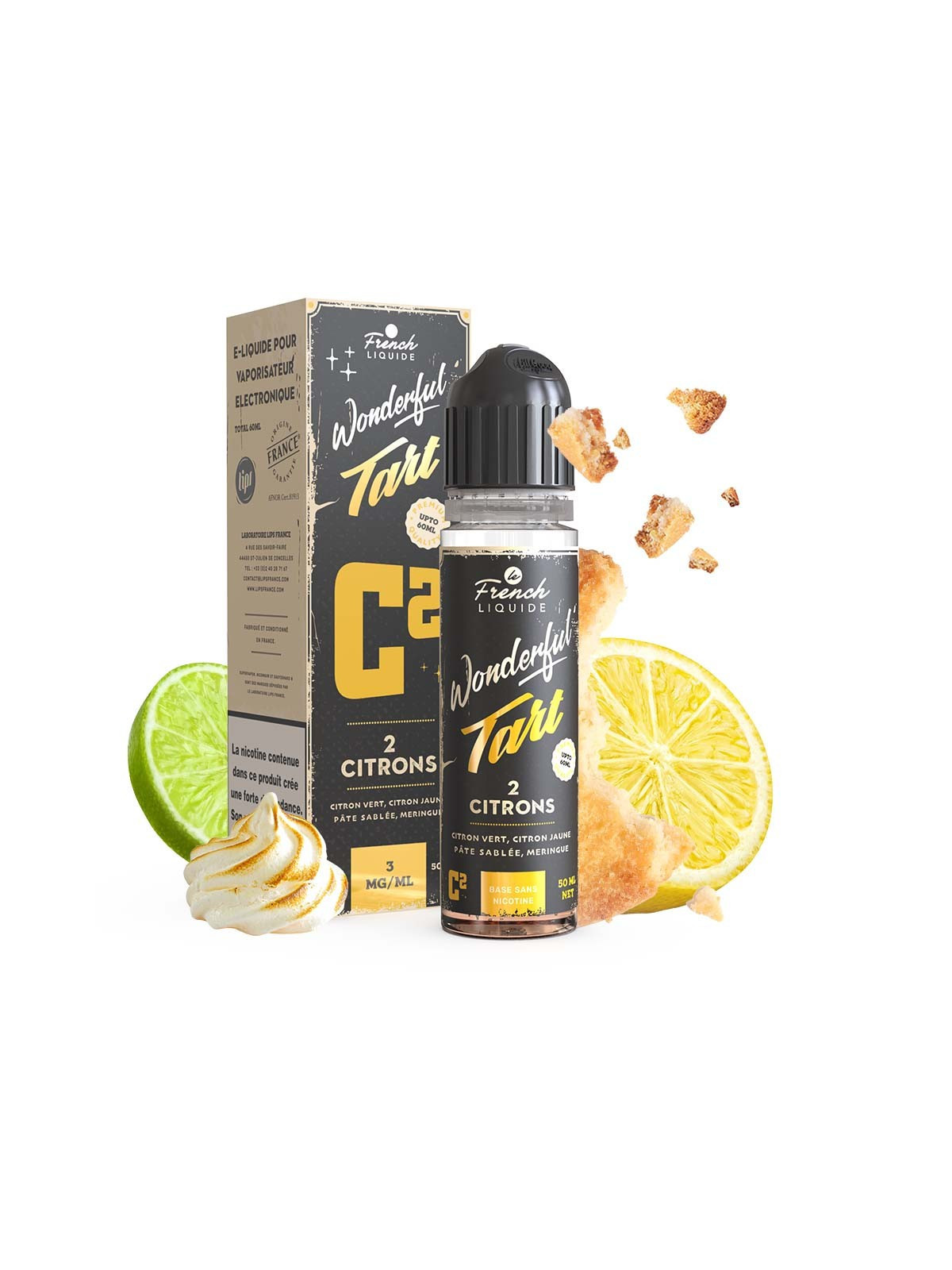 E LIQUIDE WONDERFUL TART CITRON 50ML - LIPSVAPE--alavape.com