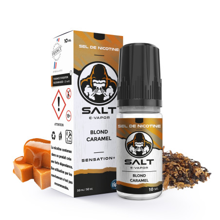 E LIQUIDE SALT-E-VAPOR BLOND CARAMEL 10ML SEL DE NICOTINE - LIPSVAPE--alavape.com