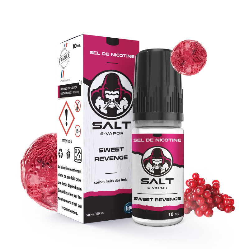 E LIQUIDE SALT-E-VAPOR SWEET REVENGE 10ML SEL DE NICOTINE - LIPSVAPE--alavape.com