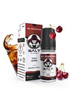 E LIQUIDE SALT-E-VAPOR COLA CERISE 10ML SEL DE NICOTINE - LIPSVAPE--alavape.com