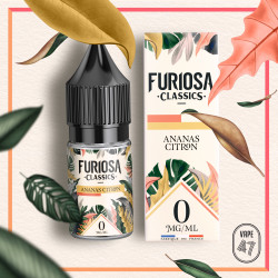 E LIQUIDE FURIOSA CLASSICS ANANAS CITRON 10ML - VAPE 47--alavape.com