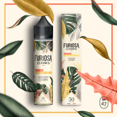 E LIQUIDE FURIOSA CLASSICS ANANAS CITRON 50ML - VAPE 47--alavape.com