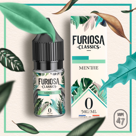 E LIQUIDE FURIOSA CLASSICS MENTHE 10ML - VAPE 47--alavape.com