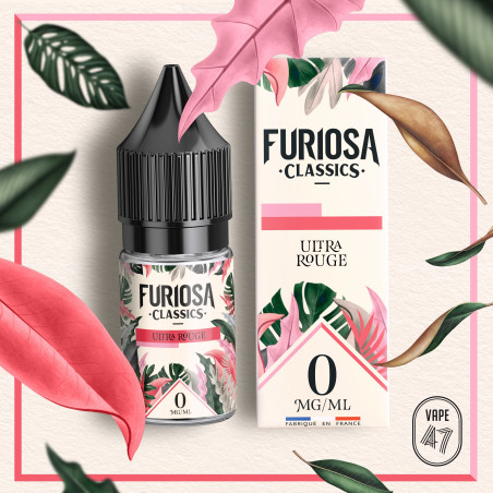 E LIQUIDE FURIOSA CLASSICS ULTRA ROUGE 10ML - VAPE 47--alavape.com