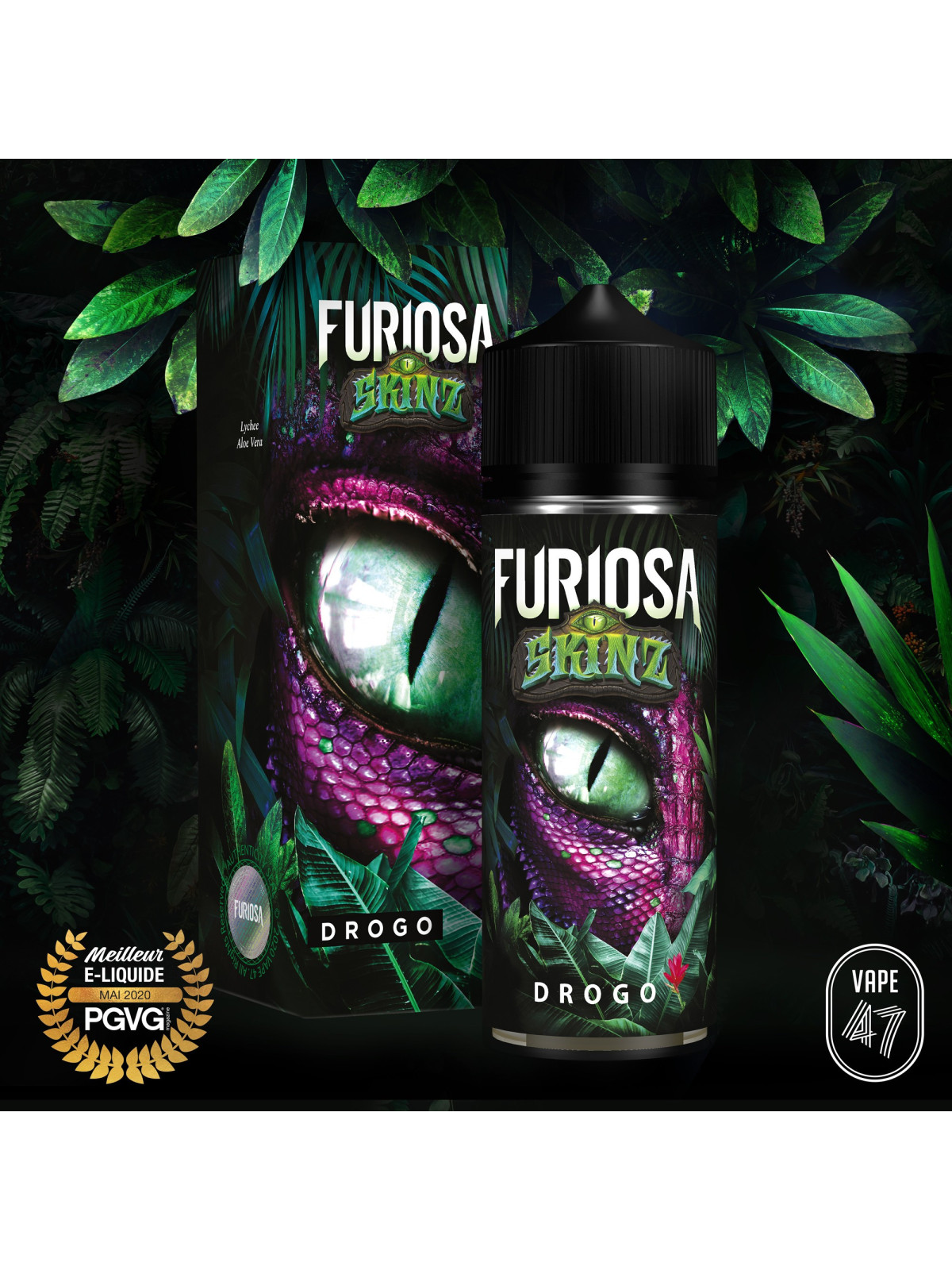 E LIQUIDE FURIOSA SKINZ DROGO 80ML - VAPE 47--alavape.com