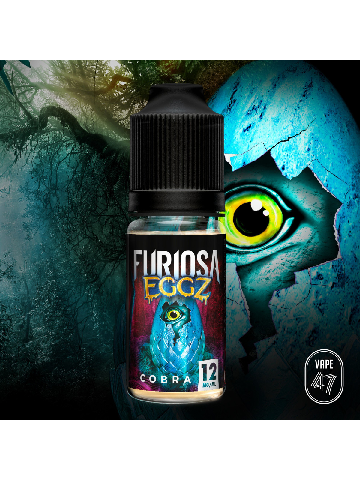 E LIQUIDE FURIOSA EGGZ COBRA 10ML - VAPE 47--alavape.com
