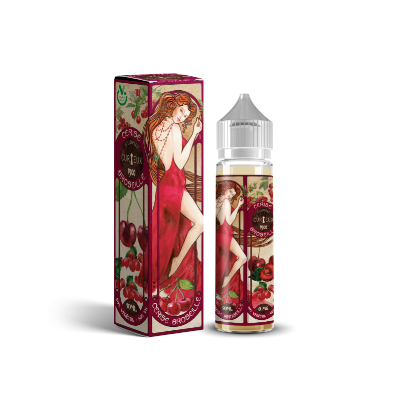 E LIQUIDE ÉDITION 1900 CERISE GROSEILLE 50ML - CURIEUX-Accueil-alavape.com
