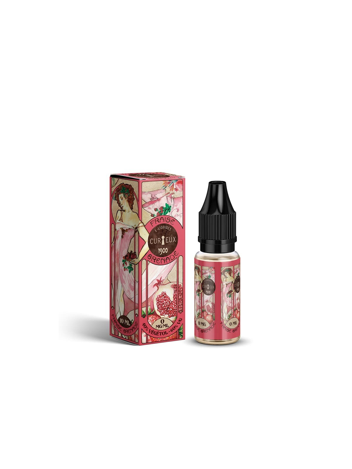 E LIQUIDE ÉDITION 1900 FRAISE GRENADE 10ML - CURIEUX--alavape.com