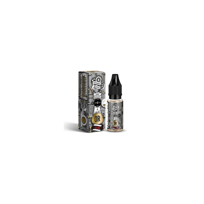E LIQUIDE ALCHIMISTE - MÉCANIQUE OR 10ML - CURIEUX--alavape.com