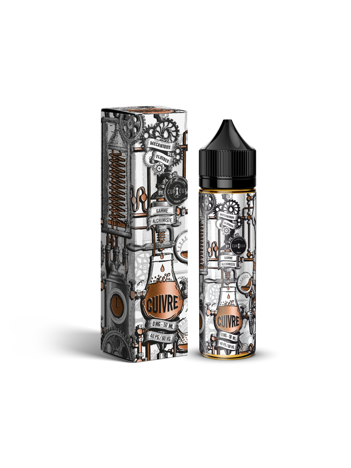 E LIQUIDE ALCHIMISTE - MÉCANIQUE CUIVRE 50ML - CURIEUX--alavape.com