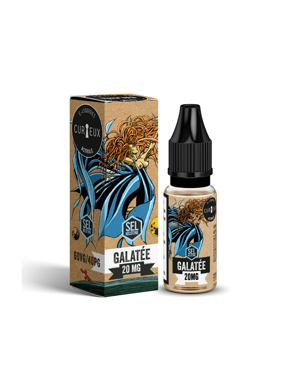 E LIQUIDE ASTRAL CASSIOPÉE 10ML SEL DE NICOTINE - CURIEUX--alavape.com