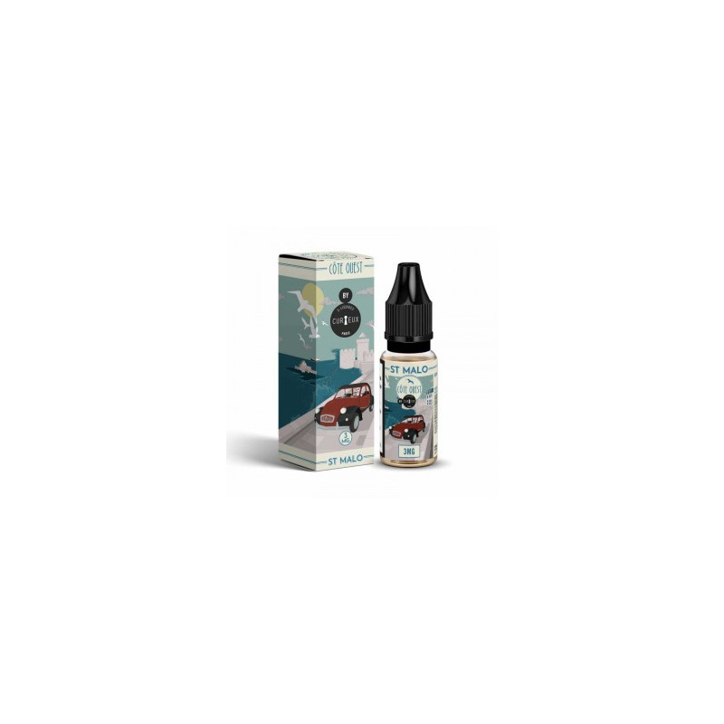 E LIQUIDE CÔTE OUEST SAINT MALO 10ML - CURIEUX--alavape.com