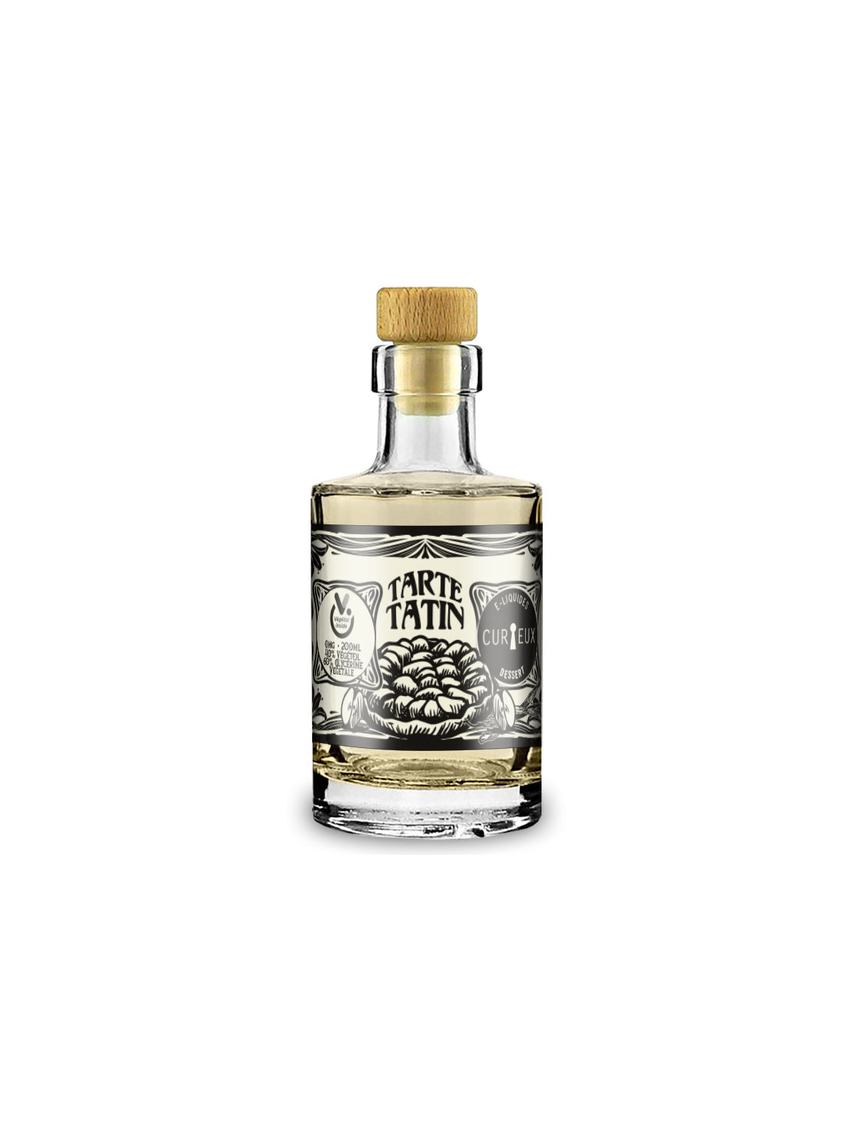 E LIQUIDE DESSERT TARTE TATIN 200ML - CURIEUX--alavape.com