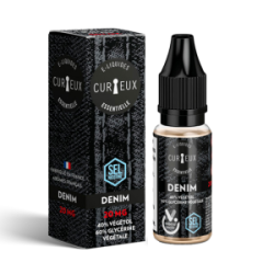 E LIQUIDE ESSENTIELLE DENIM 10ML SEL DE NICOTINE - CURIEUX--alavape.com