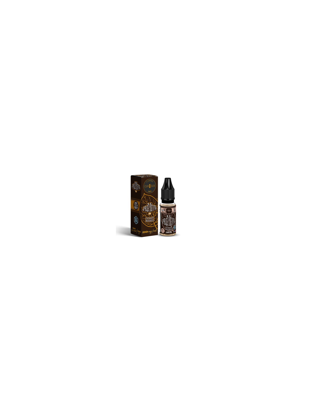 E LIQUIDE LE PRÉCIEUX 10ML SEL DE NICOTINE - CURIEUX--alavape.com