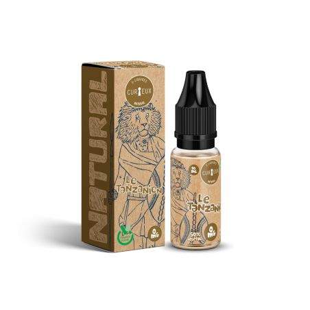 E LIQUIDE NATURAL TANZANIEN 10ML - CURIEUX--alavape.com