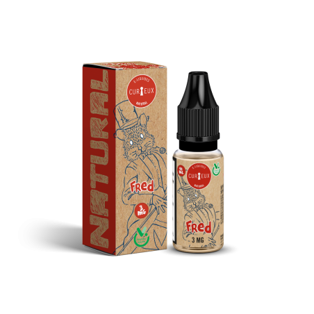 E LIQUIDE NATURAL FRED 10ML - CURIEUX--alavape.com
