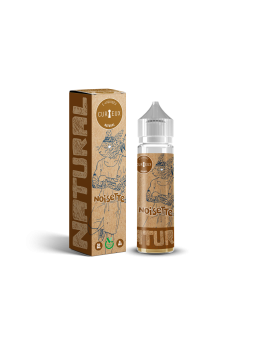 E LIQUIDE NATURAL NOISETTE 50ML - CURIEUX--alavape.com